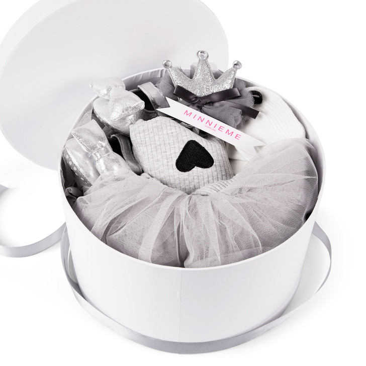 Little Princess Grey Dress Set Hamper Set Gift Box