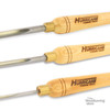 Hurricane, HSS, 3 Piece Spindle Gouge Tool Set (1/2", 1/4", and 3/8" Flute)