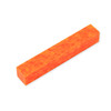 Legacy, Acrylic Pen Blank, Bright Orange with White Crush, Single Blank