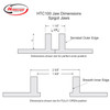 Hurricane, Spigot Jaws for the HTC100 Chuck