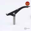 Robust 9" Small "J" Curved Curved Tool Rest, 5/8" post for Mini Lathes, B Stock