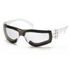 Pyramex, Intruder Series, Safety Glasses with Hardcoated Anti-fog Lens and Full Foam Padding