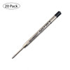 Schmidt, P900, Parker Style Pen Refill, Broad, Black, 20 Pack