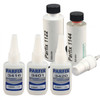 Parfix, 3401-3416-3420, CA Glue, Thin, Medium, Thick, 2 Oz. Bottles with Debonder and Spray Activator, Set of 5