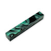 Legacy Acrylic Pen Blank, Forest Green Pearl and Black Swirl