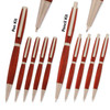 Legacy, Slimline Pen and Pencil Kit Combo Set, Satin Nickel, 10 Pack
