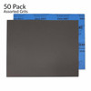 Hurricane SC Wet-Dry, 9" x 11" Silicon Carbide Sandpaper, Low Grit Variety Pack, 50 Sheets