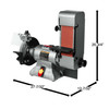 JET, JT9-578436 IBGB-436 Combination 8" Industrial Grinder with 4"x 36" Belt Sander