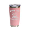 "Every Tree Deserves A Second Chance!" Stainless Steel Tumbler, 20 Oz.