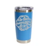 "Woodturning Is How I Roll" Stainless Steel Tumbler, 20 Oz.