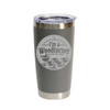 "I'm A Woodturner. How Cool Are You?" Stainless Steel Tumbler, 20 Oz.