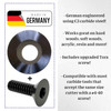 Hurricane, Pro Series, 12mm Round Carbide Insert + Screw