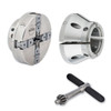 Axminster Woodturning, Clubman SK100 Chuck Kit With 50mm O'Donnell Jaws - 1 1/4" x 8 TPI Direct Thread
