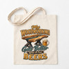 "My Woodworking Gets Better After A Few Beers" V2 Canvas Tote Bag