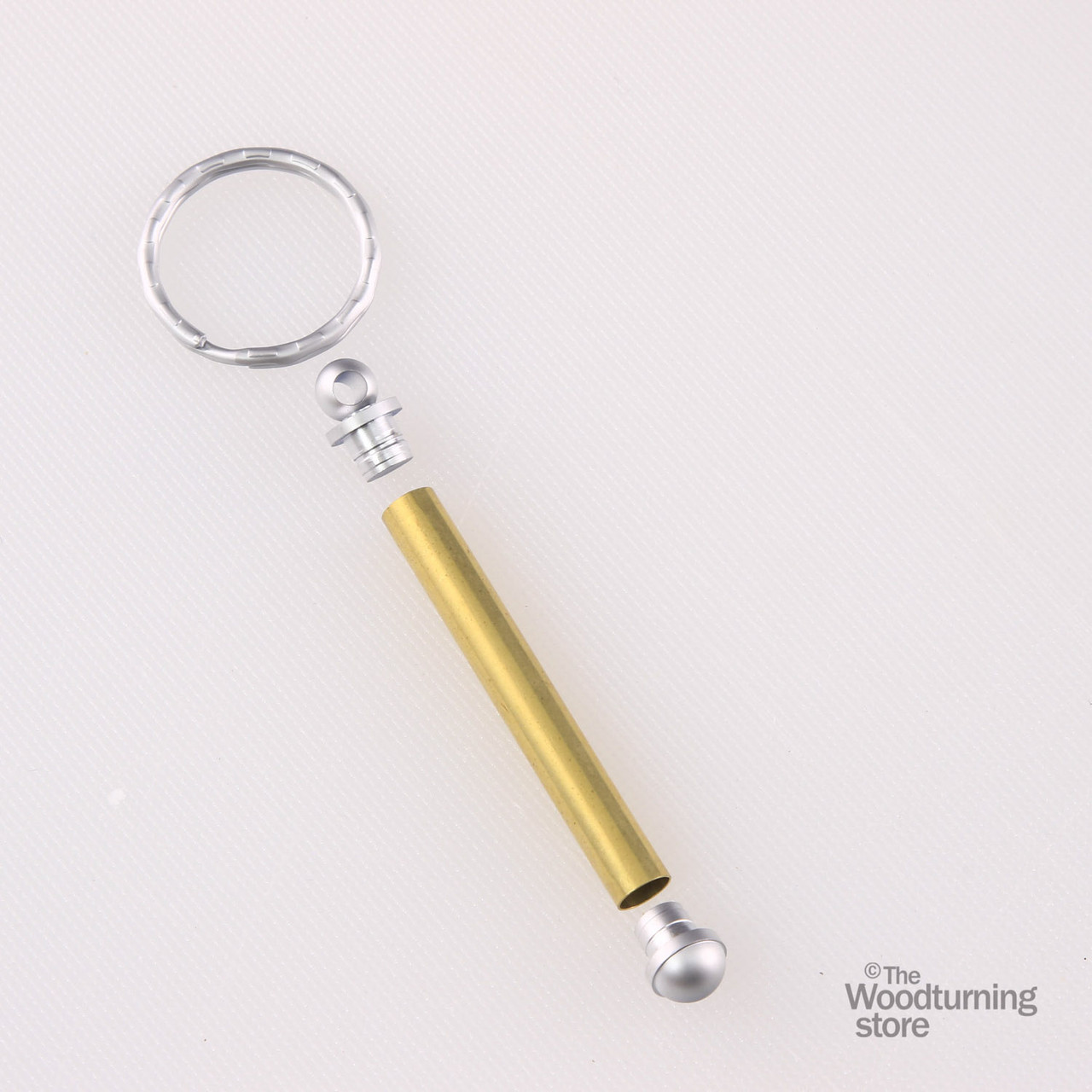 Legacy, Key Chain Kit Satin, Chrome - The Woodturning Store