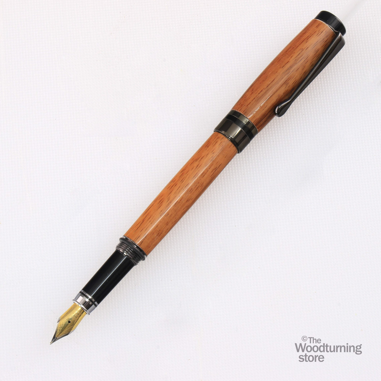Legacy, Classic Fountain Pen Kit, Gun Metal - The Woodturning Store