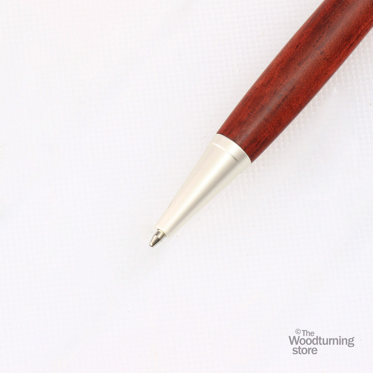 Legacy, Slimline Pen Kit, Satin Silver The Woodturning Store
