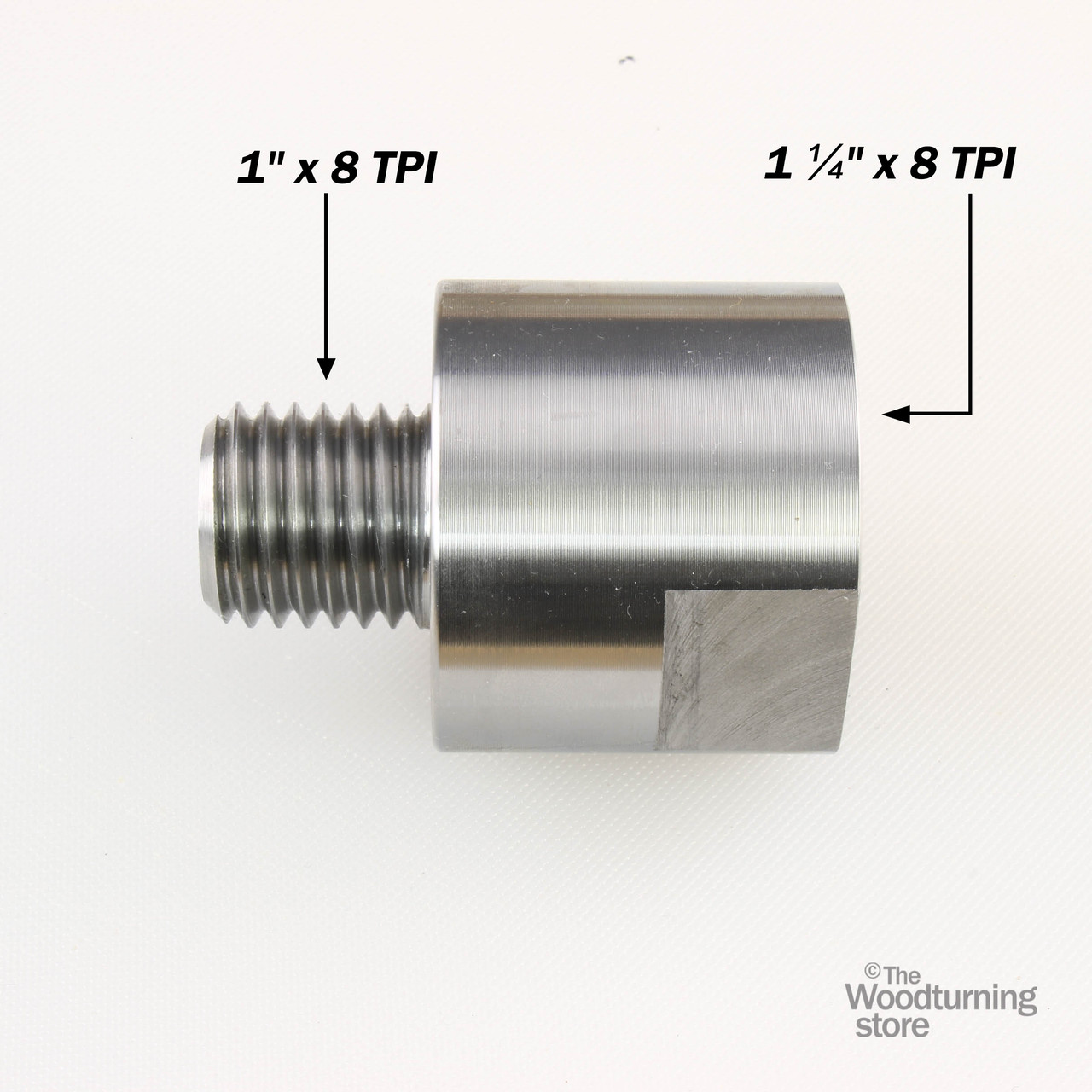 Hurricane, Headstock Spindle Adapter, Converts 1 1/4