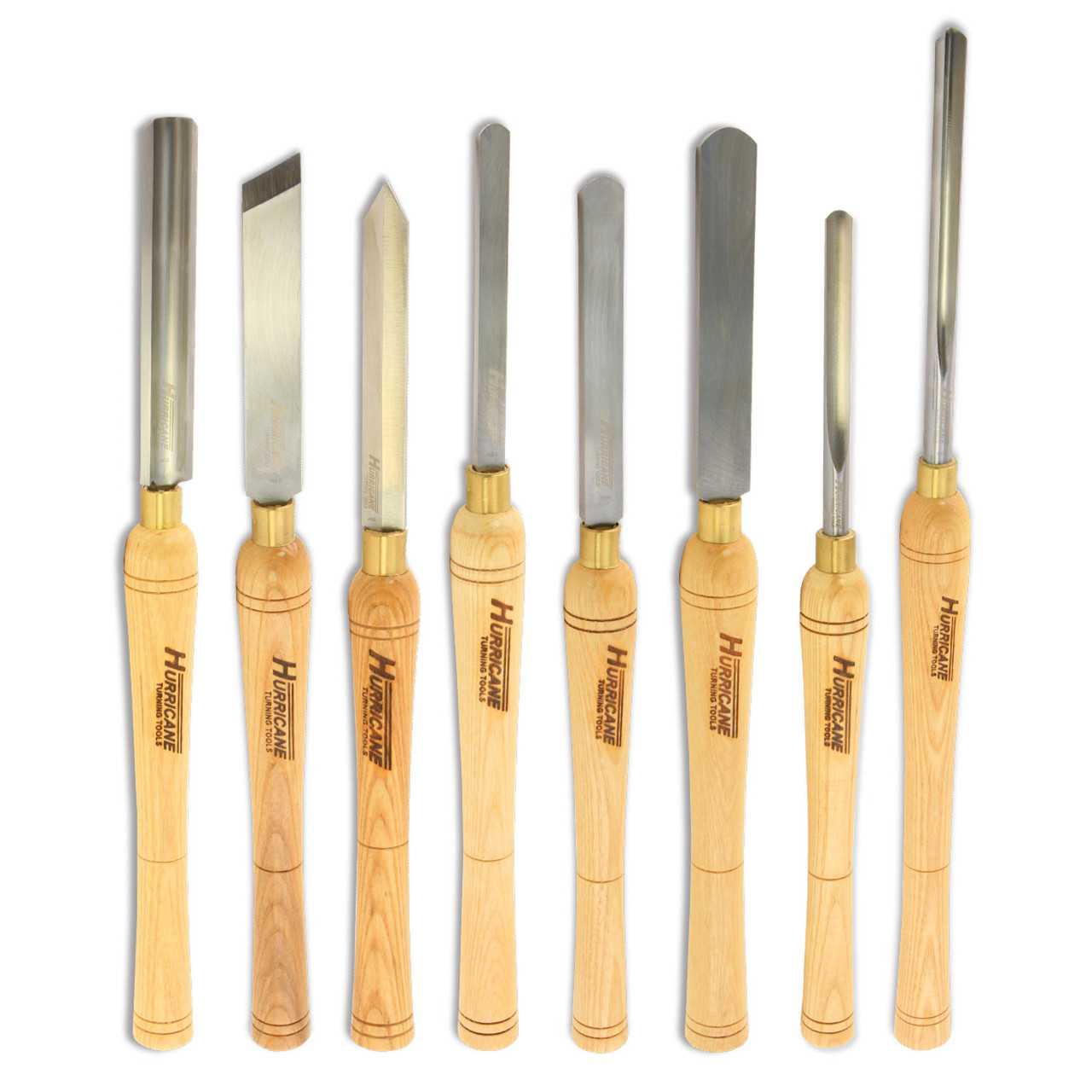 Hurricane, Standard Series, 8 Piece Woodturning Tool Starter Set