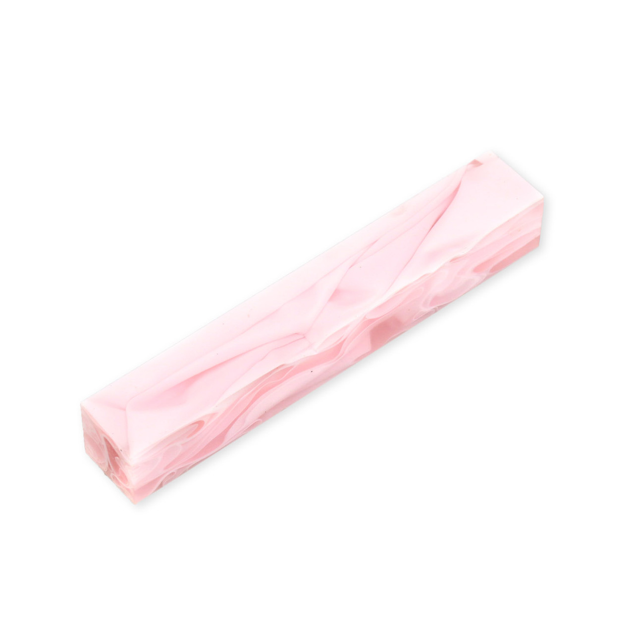 Legacy, Acrylic Pen Blank, Baby Pink with White Lines, Single Blank