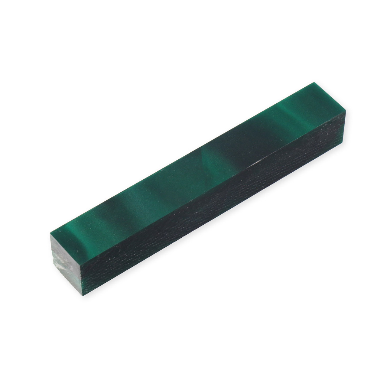 Legacy, Acrylic Pen Blank, Forest Green Pearl with Black Lines, Single Blank