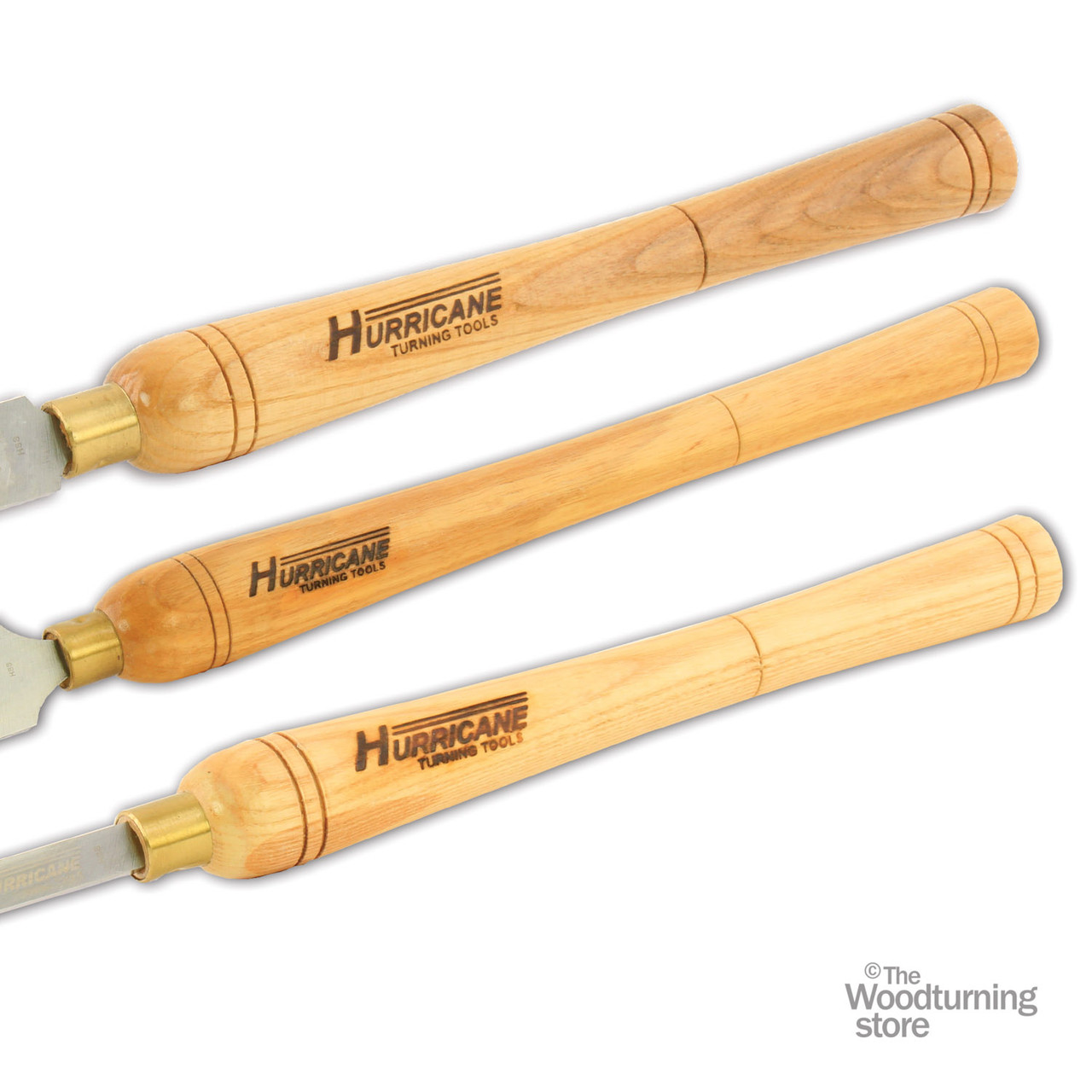 Hurricane, HSS, 3 Piece Skew Chisel Tool Set (1/2", 1", 1 1/2" Wide)