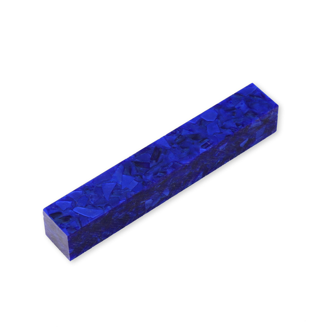 Legacy, Acrylic Pen Blank, Sapphire Blue with Blue Crush, Single Blank