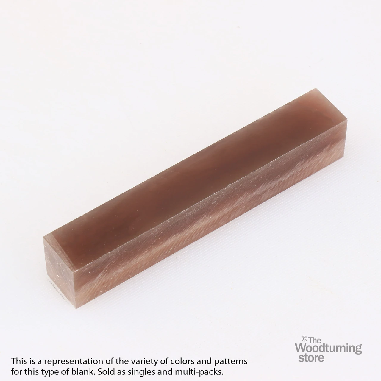 Legacy, Acrylic Pen Blank, Light Brown, Single Blank