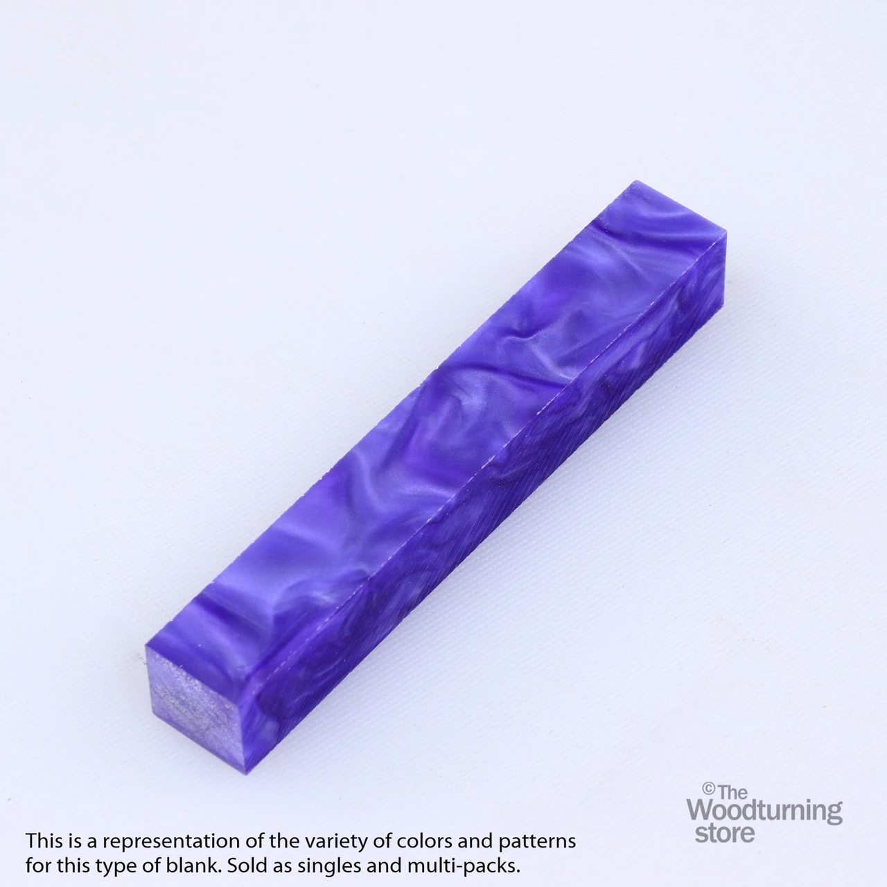 Legacy, Acrylic Pen Blank, Indigo Pearl, Single Blank
