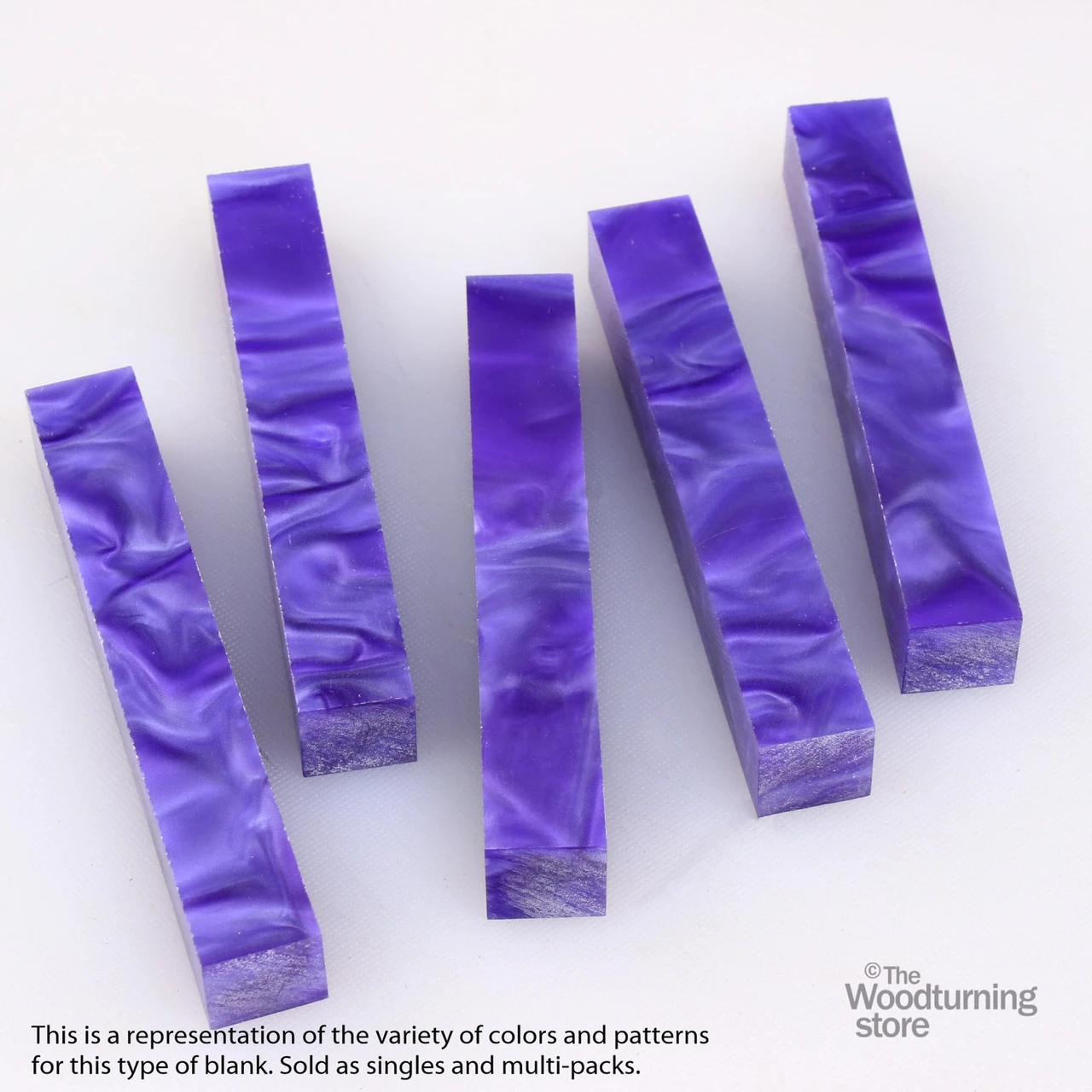 Legacy, Acrylic Pen Blank, Indigo Pearl, Single Blank