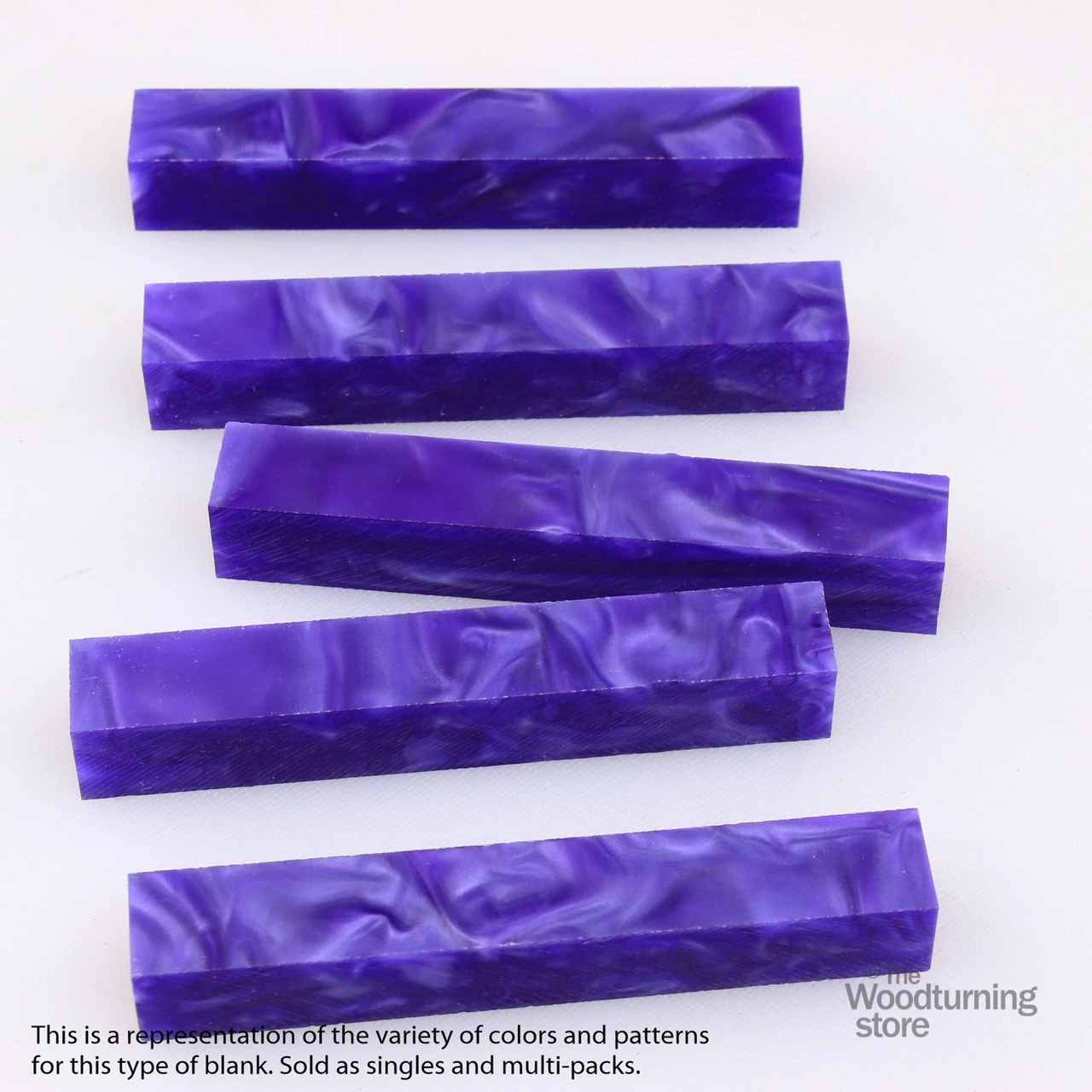 Legacy, Acrylic Pen Blank, Indigo Pearl, Single Blank