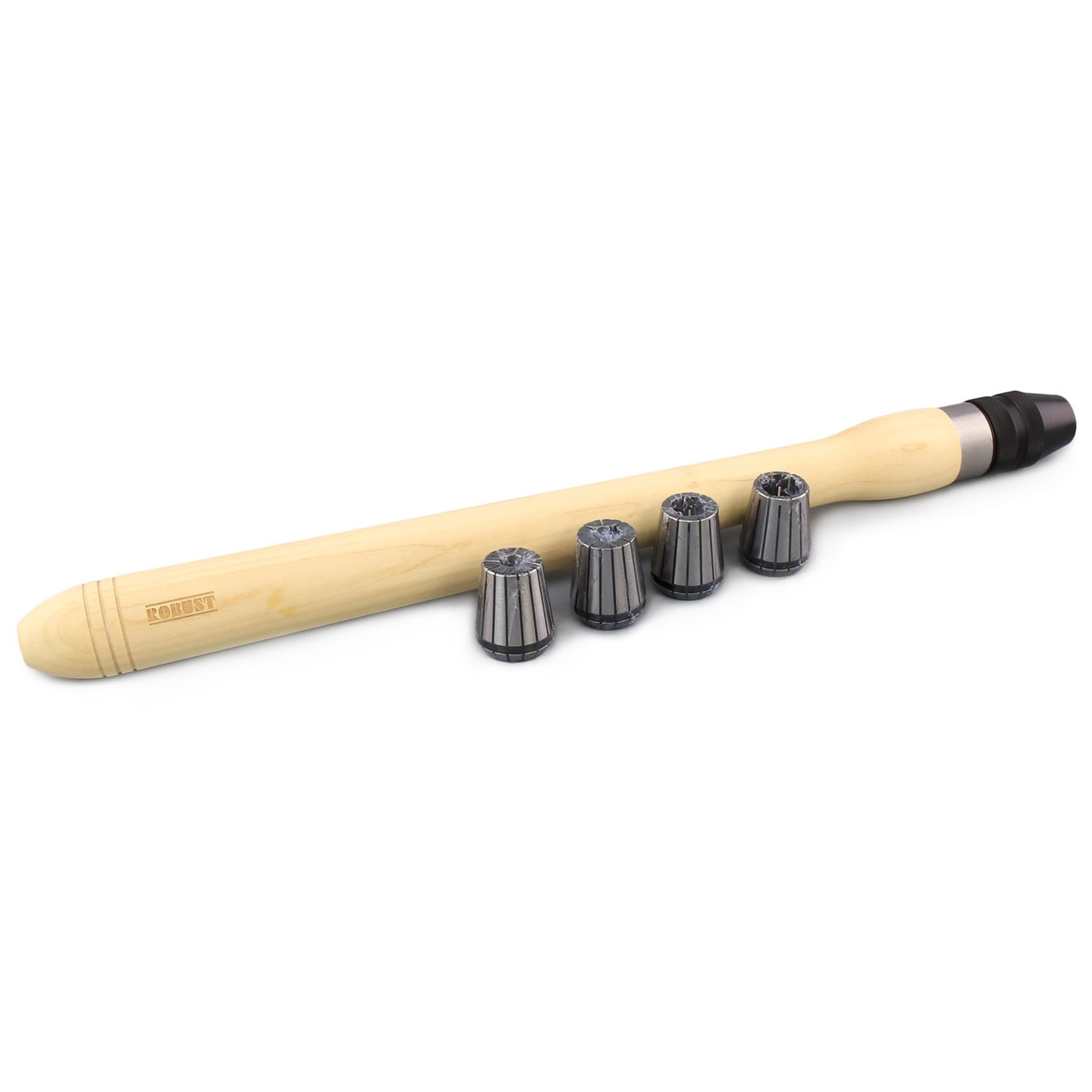 Robust, ER32, Collet Set with Wooden Handle