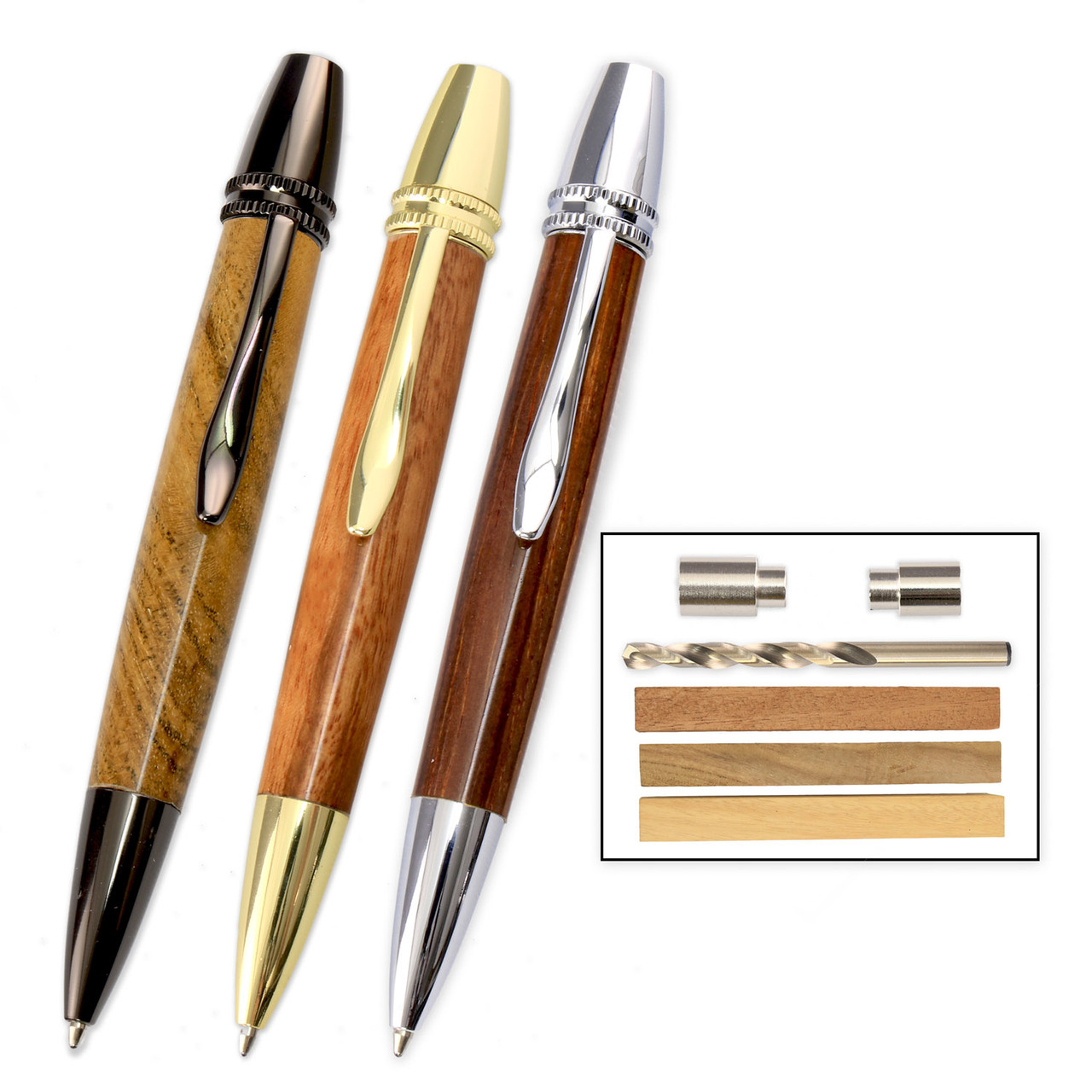 Multi-Packs Streamline Pen Kit Many Finishes Legacy Woodturning