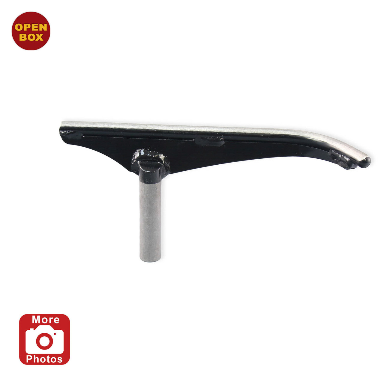 Robust 9" Small "J" Curved Curved Tool Rest, 5/8" post for Mini Lathes, B Stock