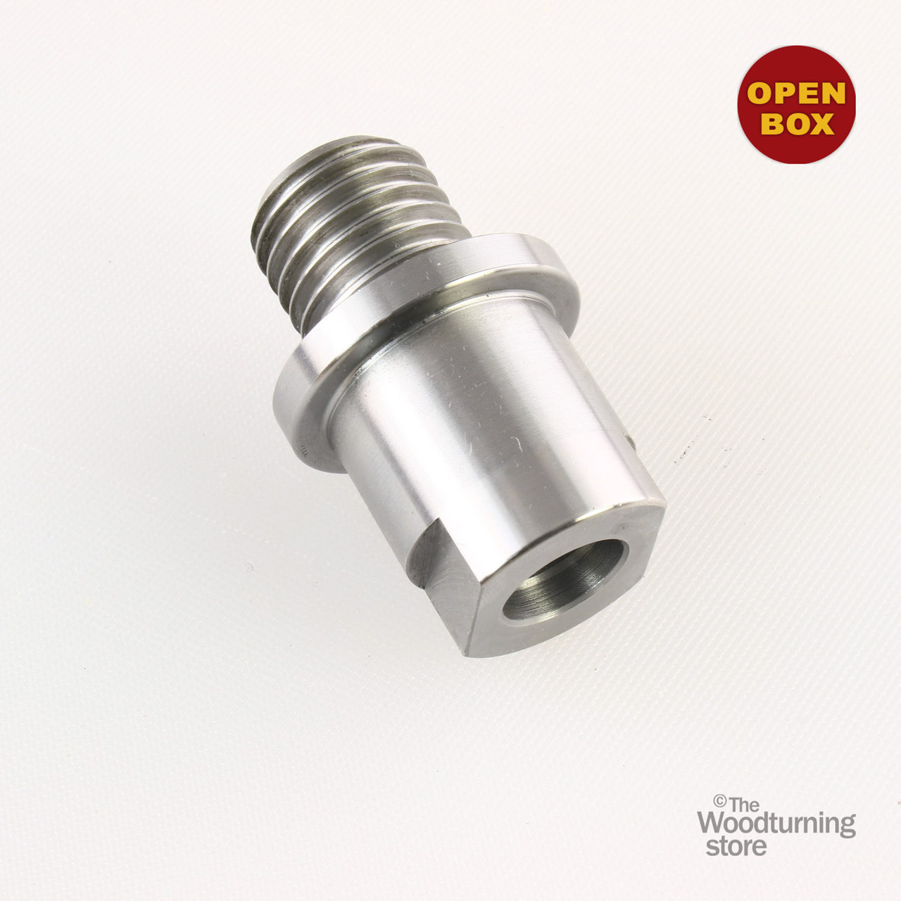 Hurricane Headstock Spindle Adapter, Converts 5/8" Shopsmith to 1" x 8 TPI, B Stock