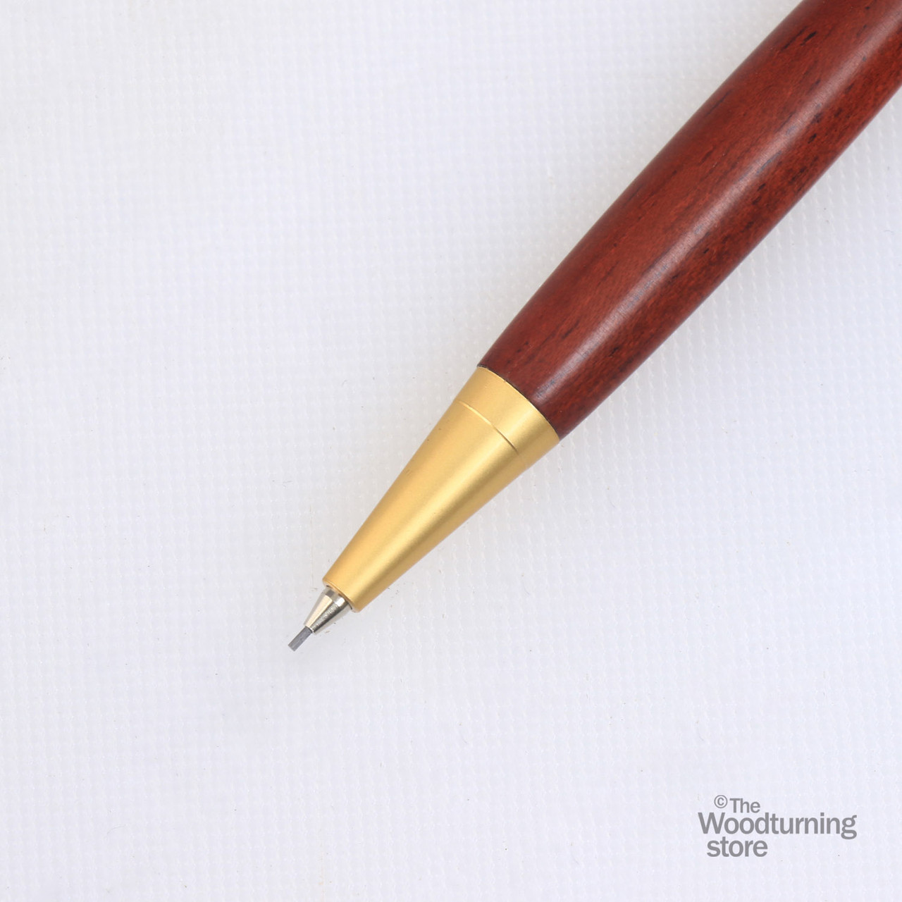 Satin Gold Pen Kit Fancy Pen Kits - Satin Gold Finish 10 Pack For Woodturning Pencil Turning Kit