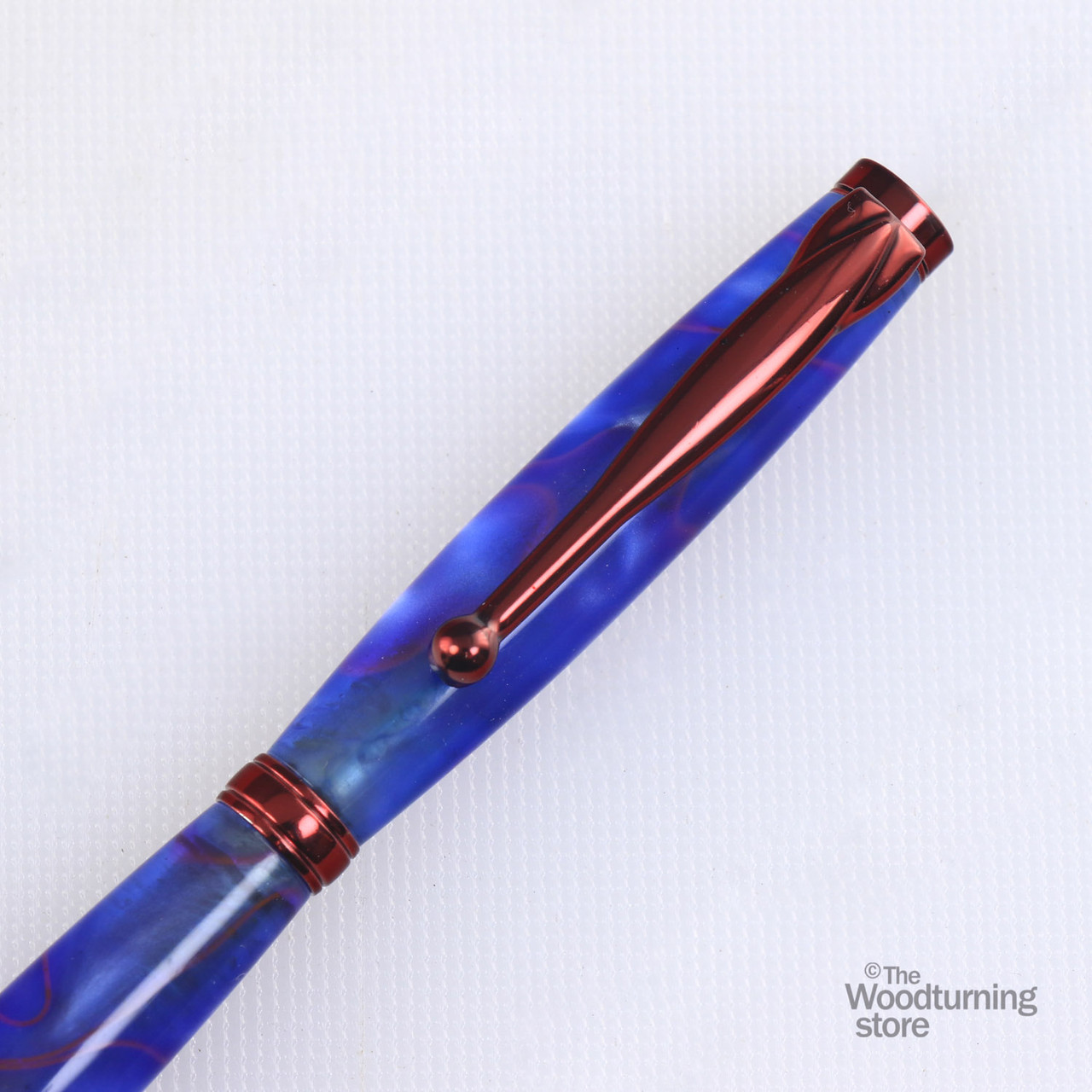 Legacy, Fancy Pen Kit, Red - The Woodturning Store