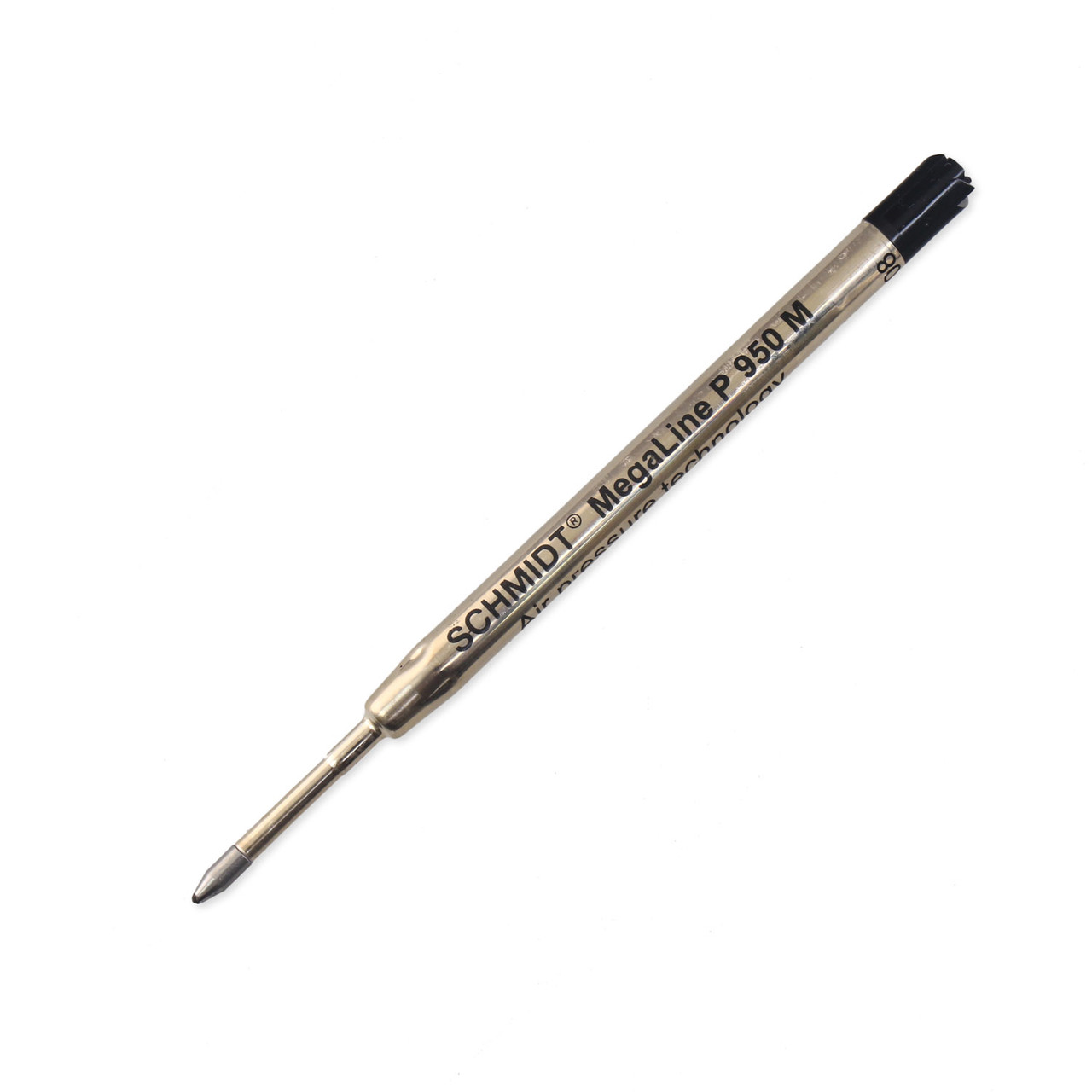 Schmidt, Megaline, Pressurized Style Pen Refill, Medium, Black - The Woodturning Store