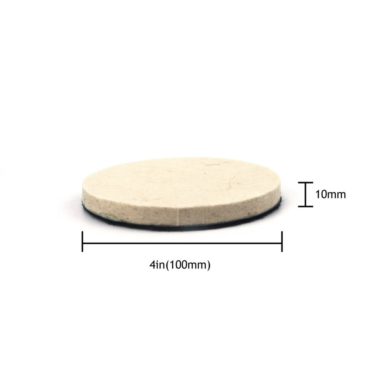 Hurricane, 4" Felt Buffing and Polishing Pad