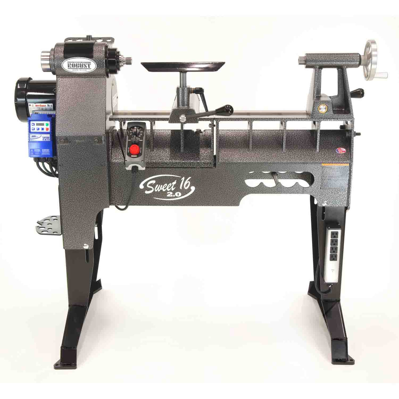 Robust, Sweet 16 Woodturning Lathe, Standard Bed, 1.5 HP Motor The