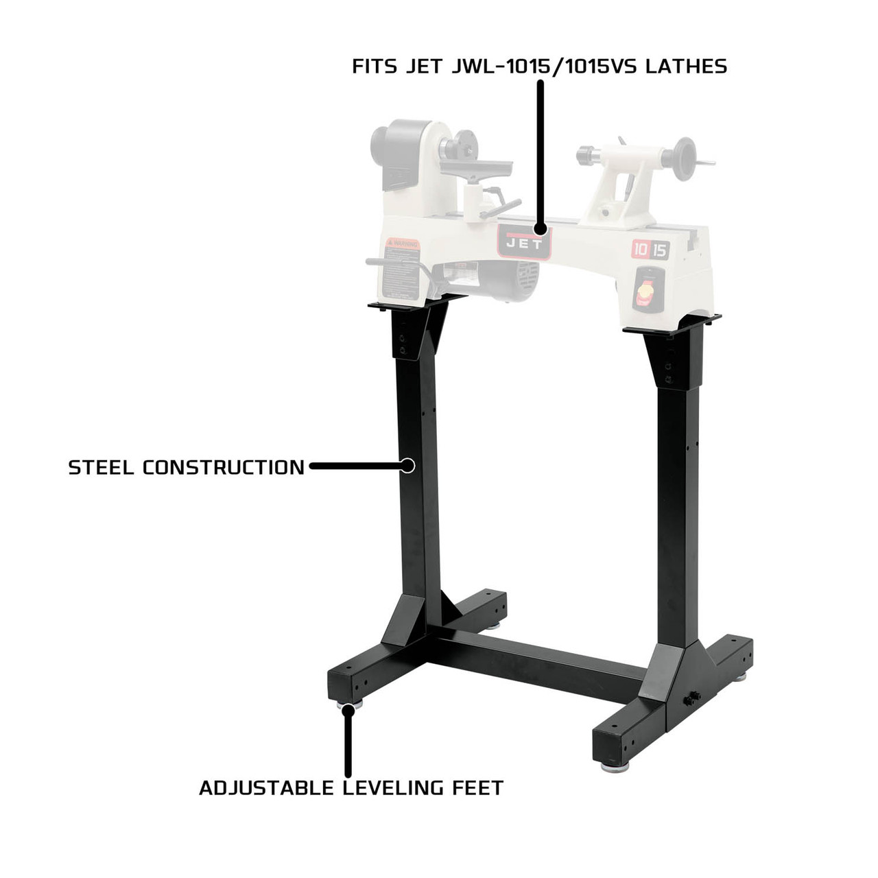 Jet, Stand for 1015 Wood Lathe - The Woodturning Store
