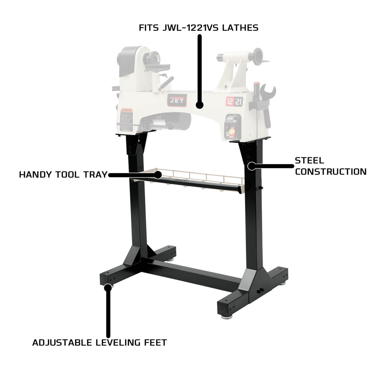 Jet, Stand for 1221 Wood Lathe