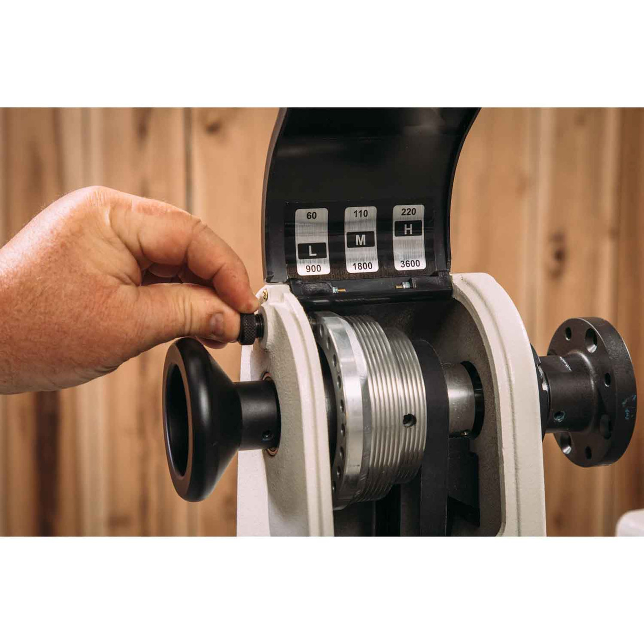 Jet, JWL-1221VS, 12'' x 21'' Variable Speed Wood Lathe, 1HP, 115V