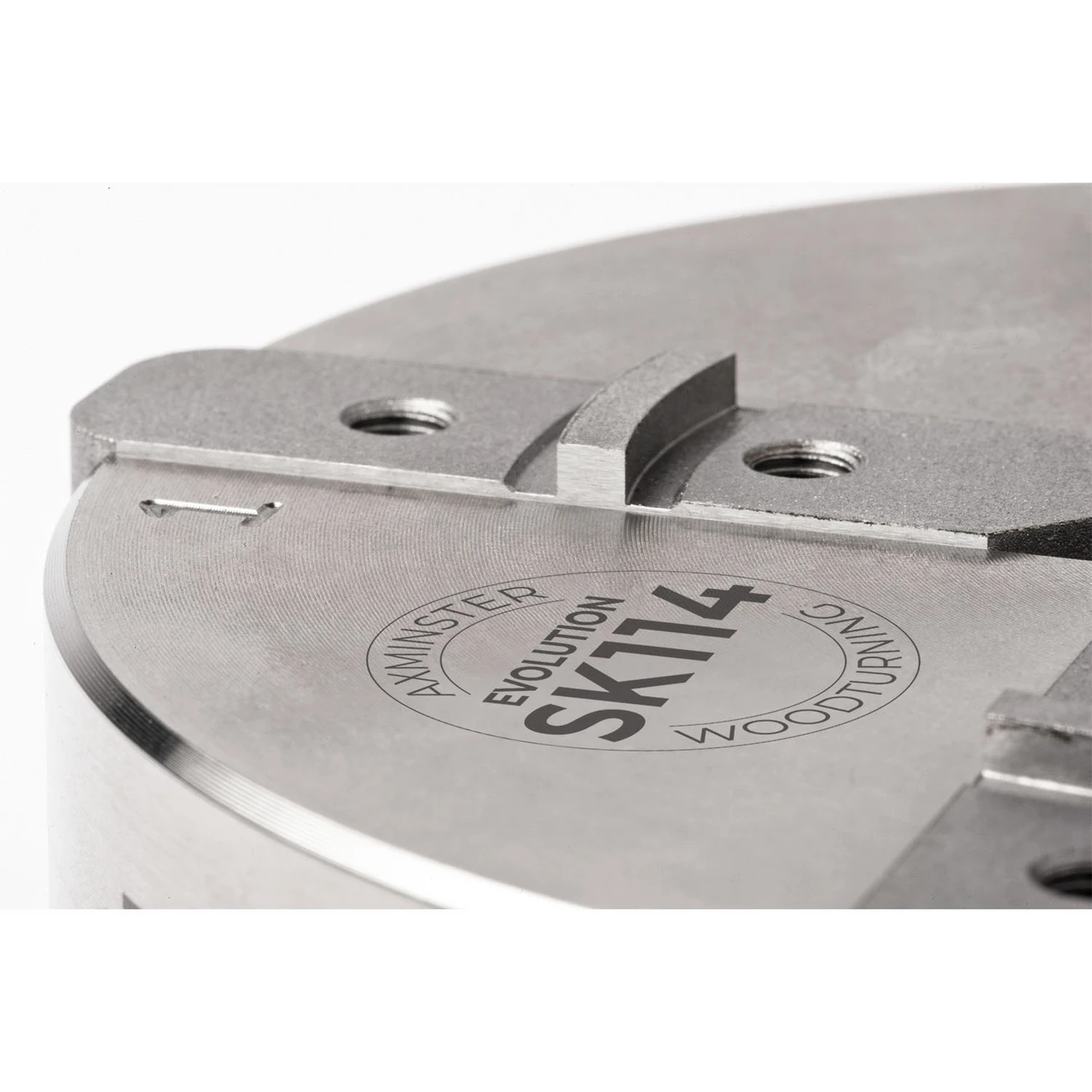 Axminster Woodturning, Evolution SK114 Chuck Body Only with 1 1/4" x 8 TPI Direct Thread - (No Jaws)