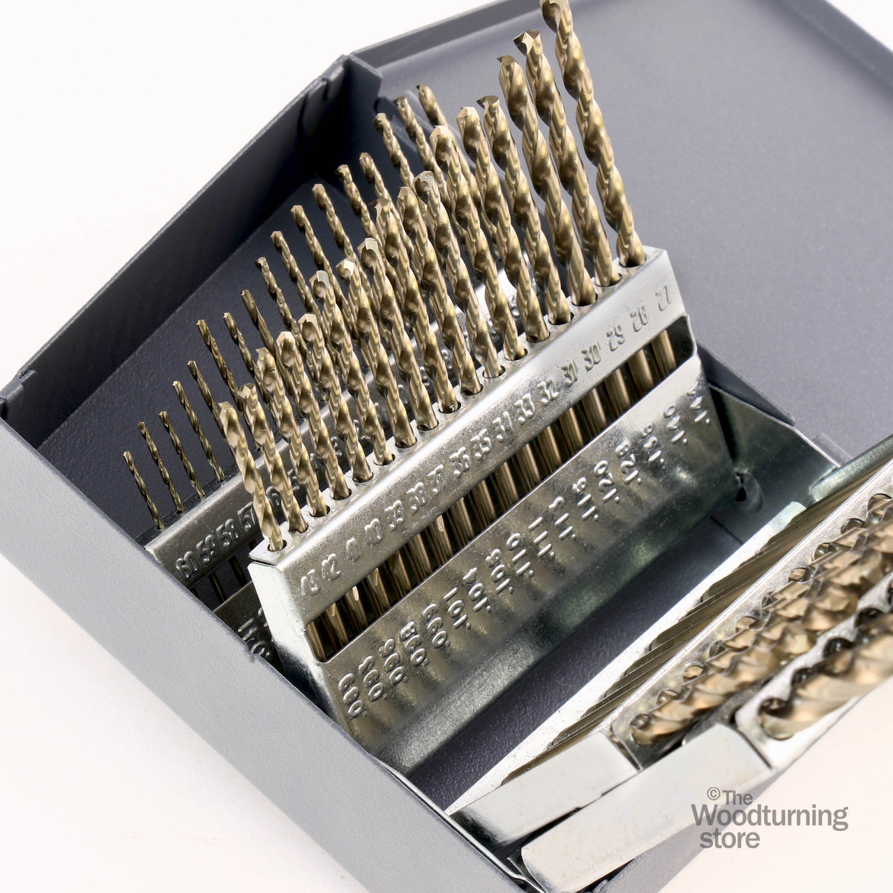 Cle-Line, M42 Cobalt 60 Piece Drill Bit Set, #1 - #60, 135 Degree Split Point