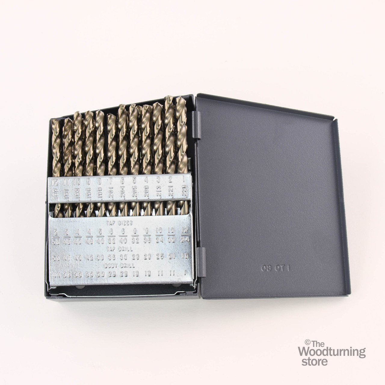 Cle-Line, M42 Cobalt 60 Piece Drill Bit Set, #1 - #60, 135 Degree