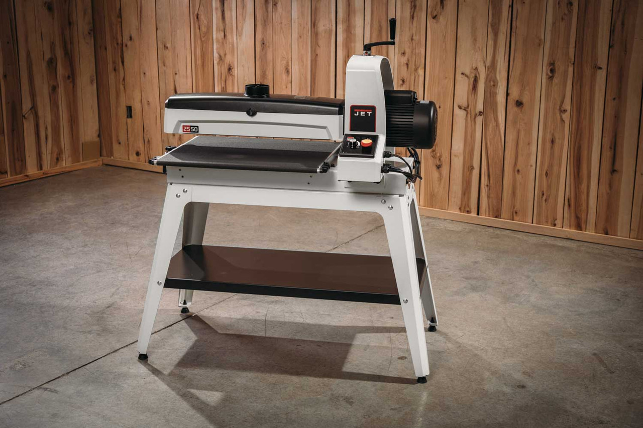 Jet, JWDS-2550, Drum Sander with Open Stand - The Woodturning Store