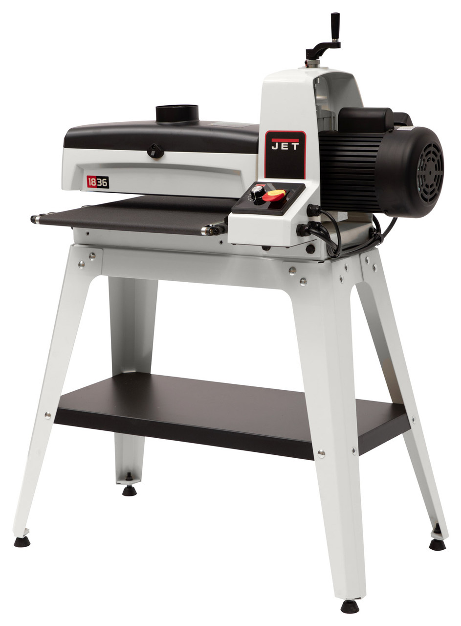Jet, JWDS-1836, Drum Sander, 1.75HP, 1PH, 115V, Open Stand - The
