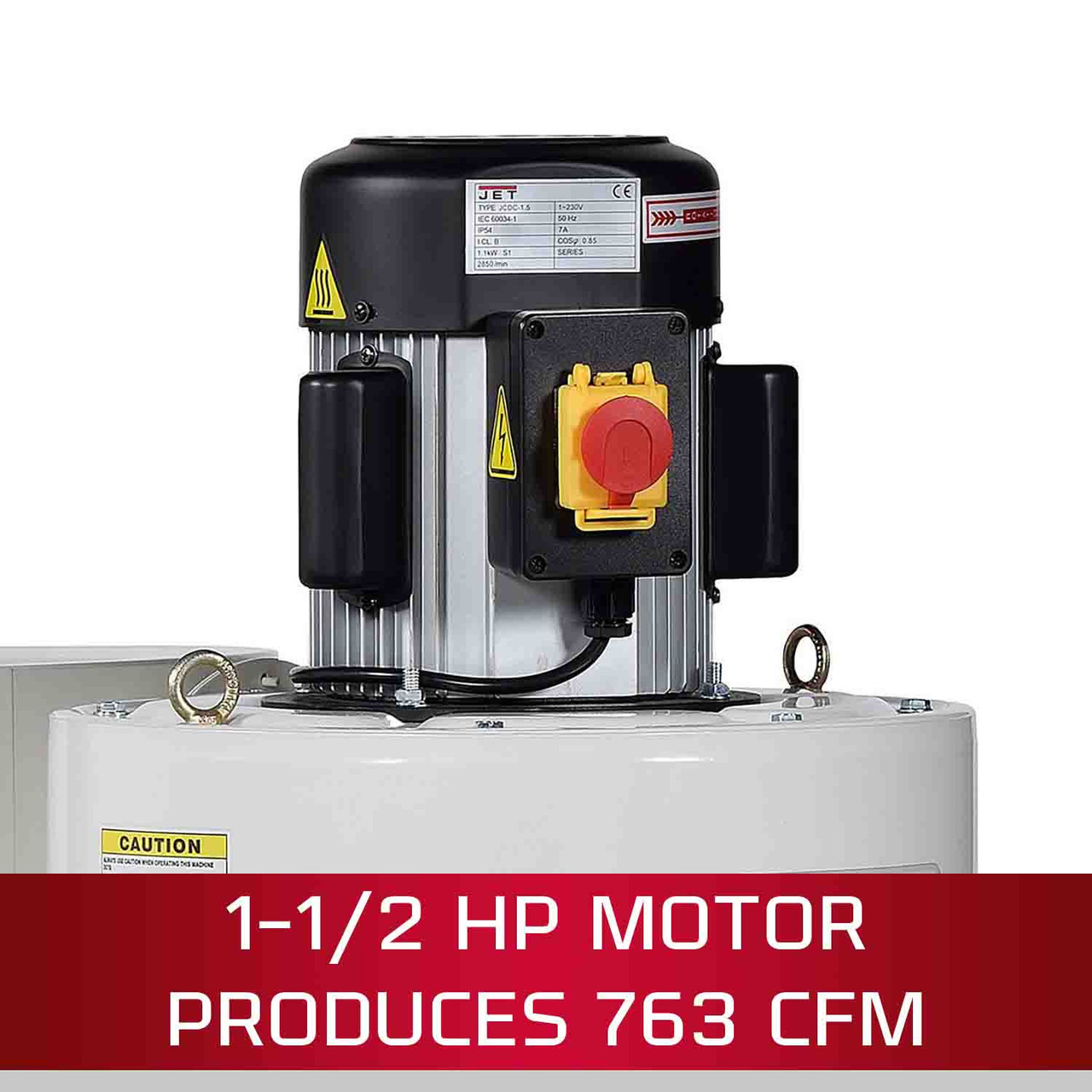 Jet, JCDC-1.5 Cyclone Dust Collector, 1.5HP, 1PH, 115V - The