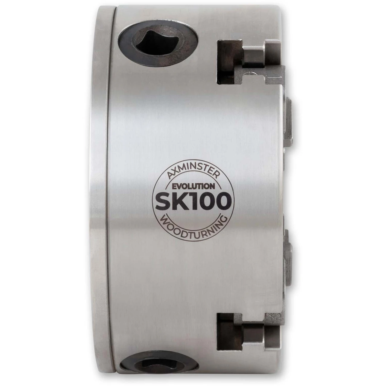 Axminster Woodturning, Evolution SK100 Chuck Body Only with 1 1/4" x 8 TPI Direct Thread (No Jaws)